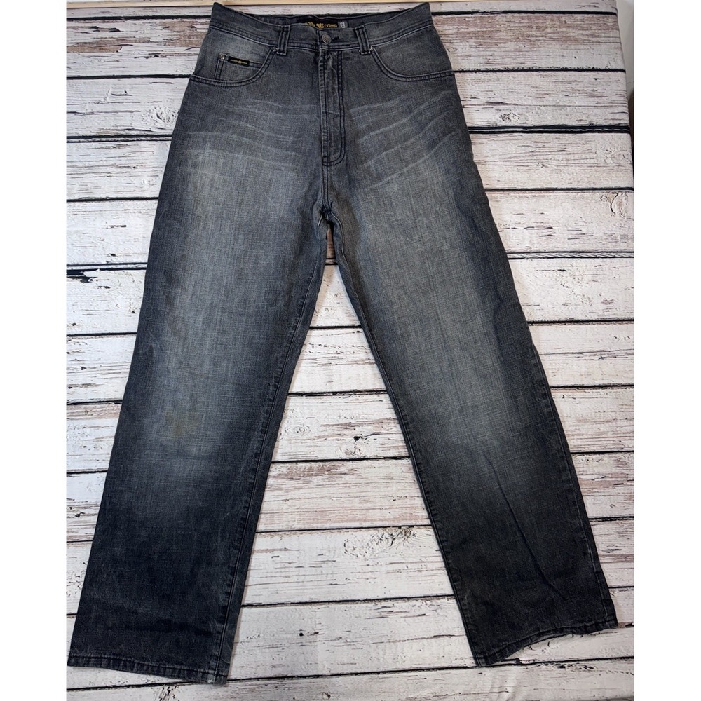 Jordan Craig Jeans Mens 32x32 Black‎ Gray Dark Wash Denim Cotton Bootcut